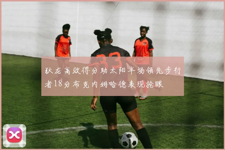 狄龙高效得分助太阳半场领先步行者18分布克内姆哈德表现抢眼